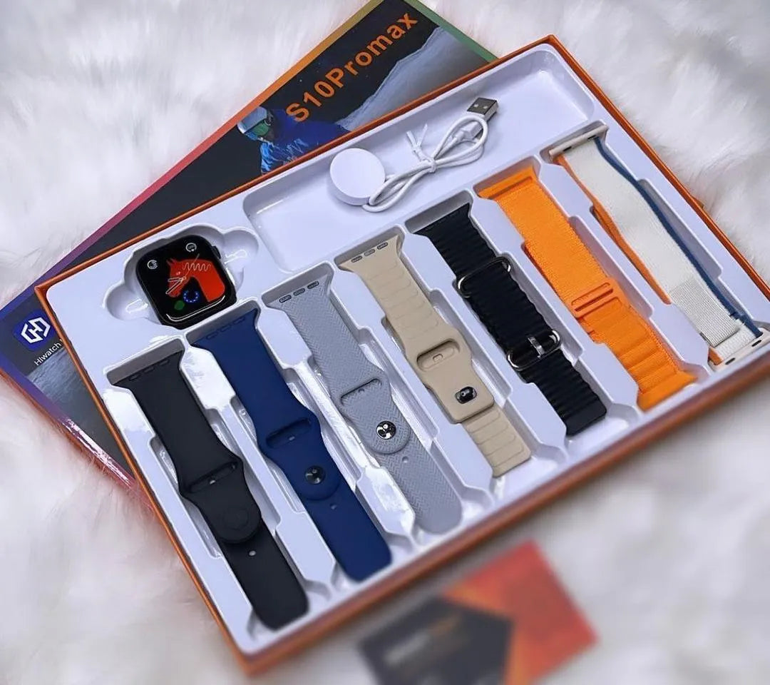 7-in-1 Premium Smart Watch Ultra with 7 Changeable Straps